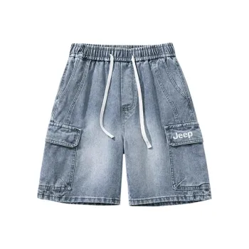 Jeep Pasture Horse Lifestyle Denim Shorts Unisex