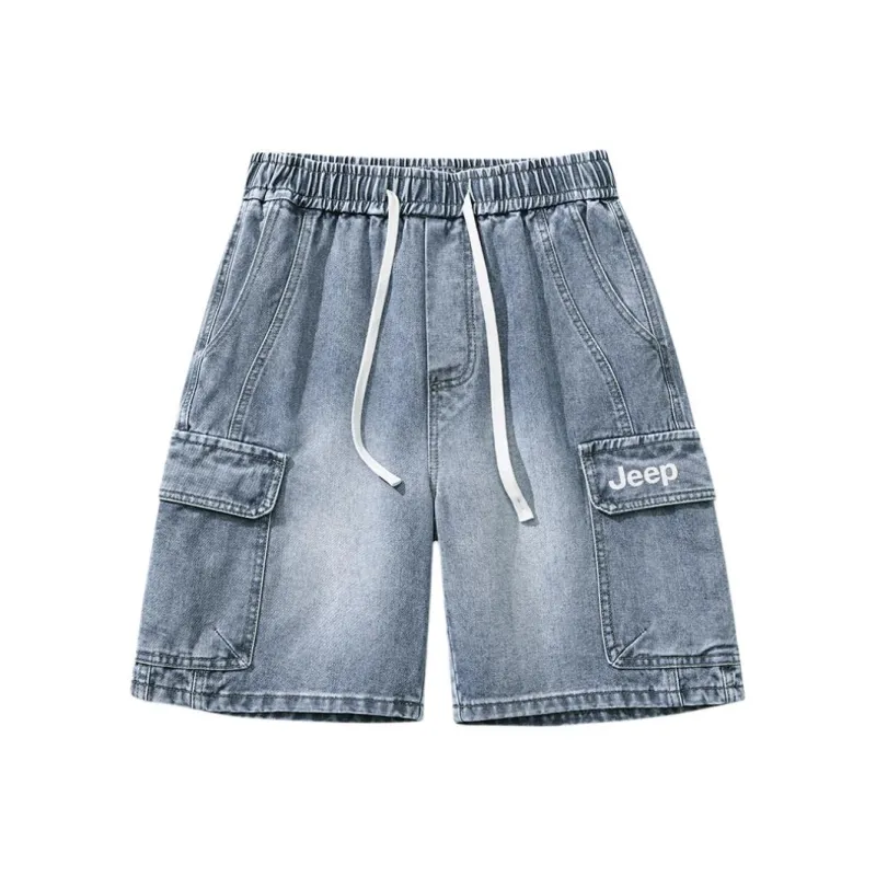 Jeep Pasture Horse Lifestyle Denim Shorts Unisex-0