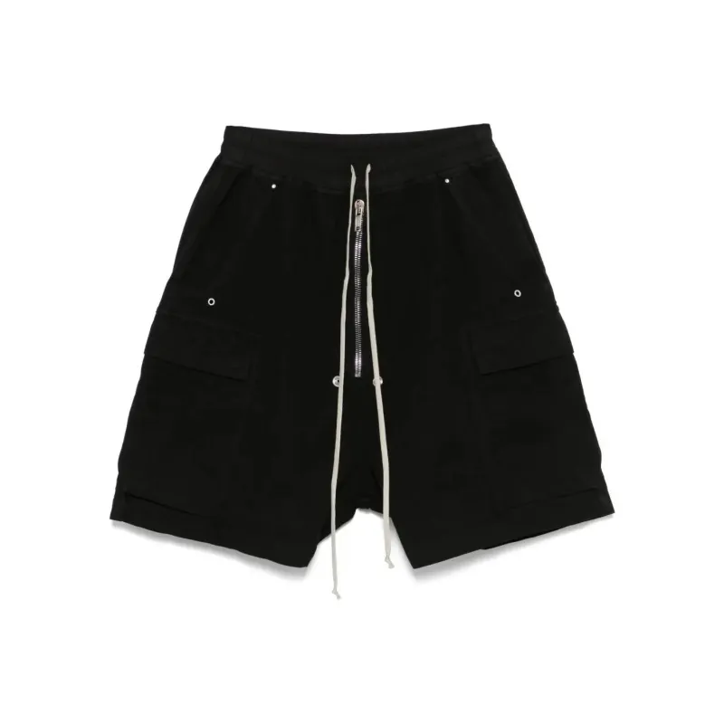 Rick Owens DRKSHDW Cotton Cargobela Shorts-0