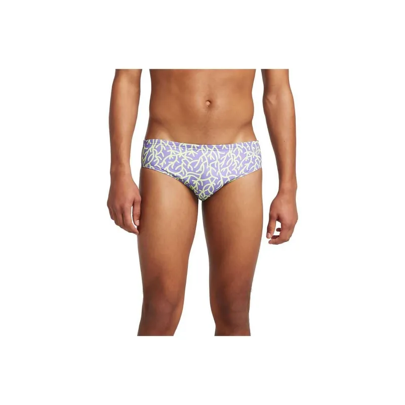 Speedo Men's Printed One Brief Cobalt Blue Swimming Shorts Men's-50