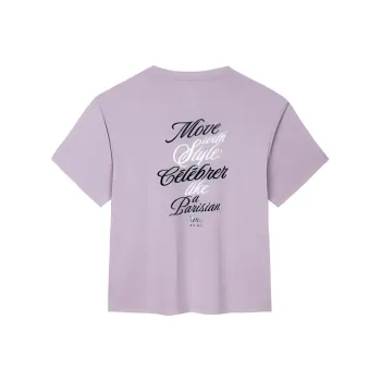 Anta T-Shirt Women's Gray Wisteria Purple