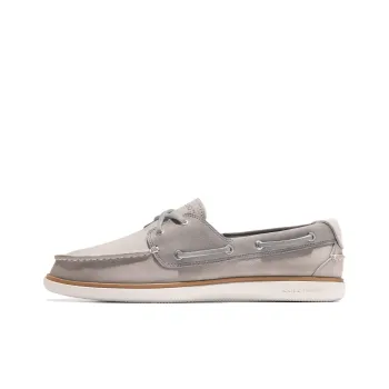 COLE HAAN Boat Shoes Men's Gray
