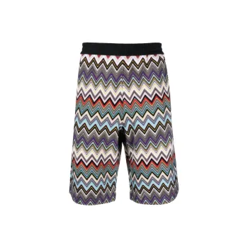 MISSONI Zig-Zag Printed Bermuda Shorts