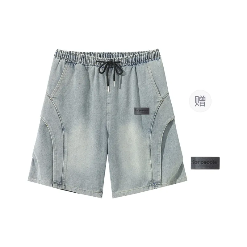 FAX FOR FMACM Denim Shorts Unisex-2