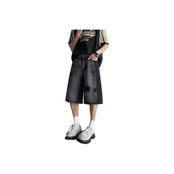 TIMD Denim Shorts Unisex Black