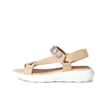 GEOX Spherica Ec5w One Strap Sandals Women's Beige