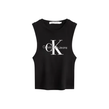 CALVIN KLEIN Tank Tops Women's Space Black