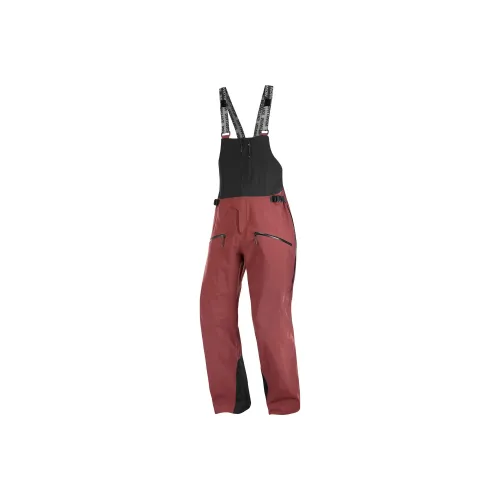 SALOMON Ski Pants Men Red