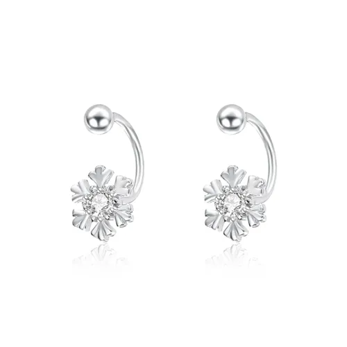 Love Link 999 Fine Silver Earrings Women's