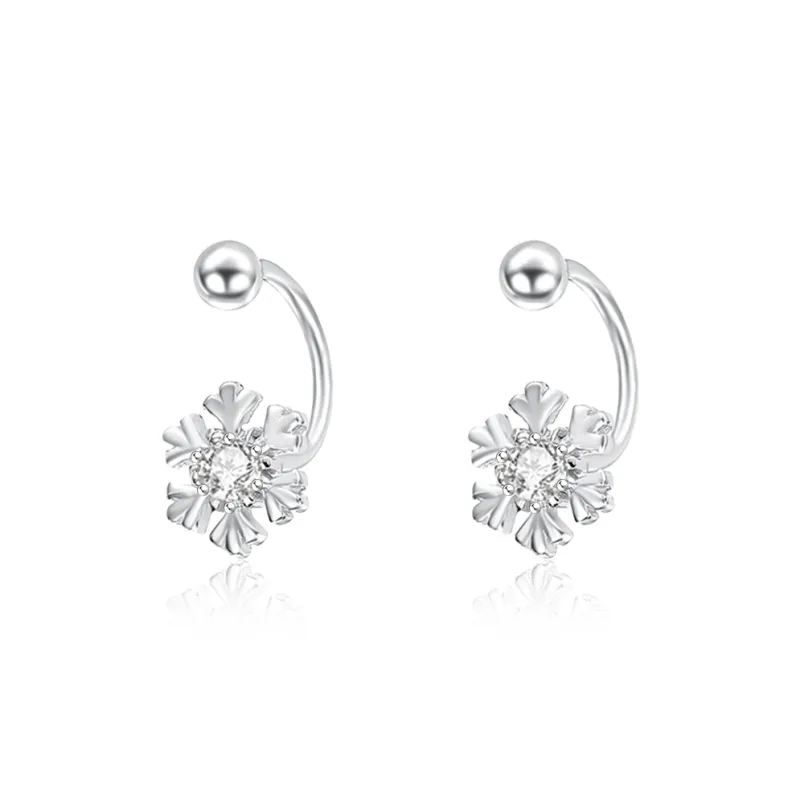 Love Link 999 Fine Silver Earrings Women's-0