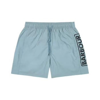 BARBOUR Swimming Shorts Men's Gray Blue