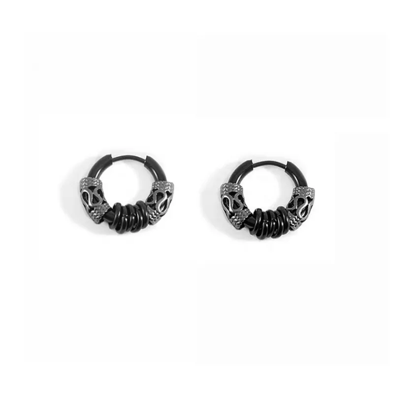 Mr. Shang 925 Sterling Silver Earrings Unisex-5