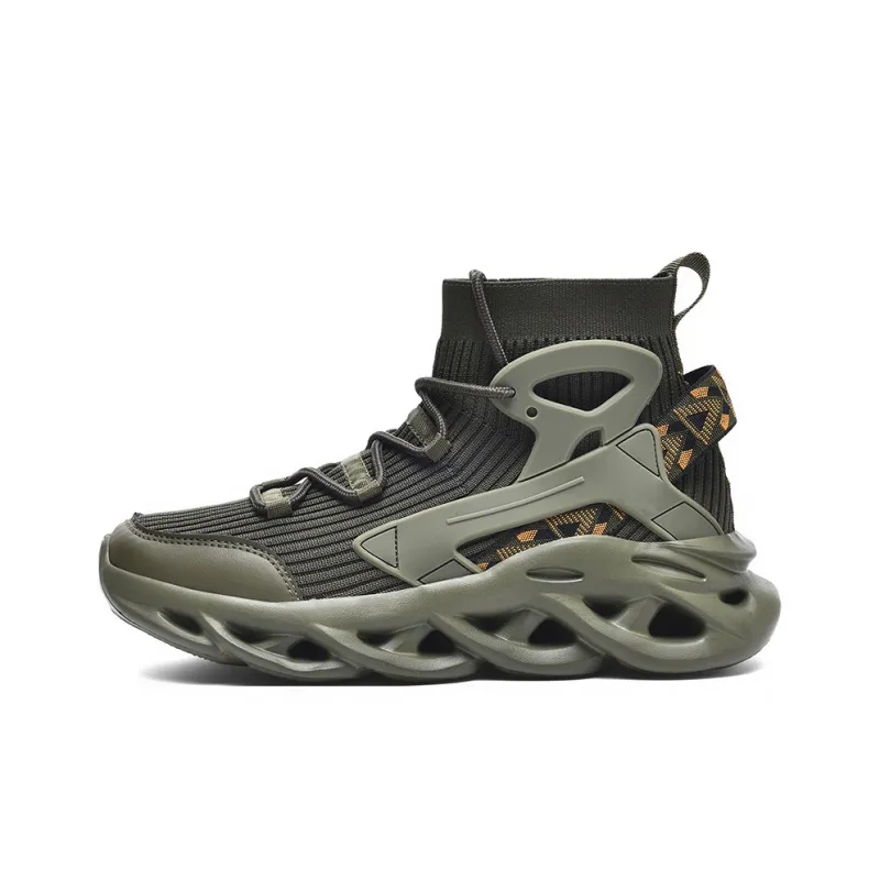 BIANSULONG Abrasion Resistant Support Balance High Top Chunky Sneakers Men's-5