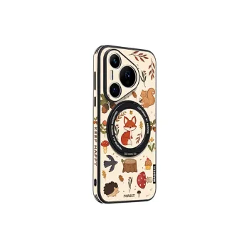 Marsfield Acrylic Material 360 Rotating Magnetic Stand Case 'Forest Tale' Phone Cases Compatibility Huawei P70/P70 Pro