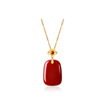 Central Fashion Natural Agate Necklaces Women's