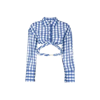 Jacquemus Crop Tops Women's Blue