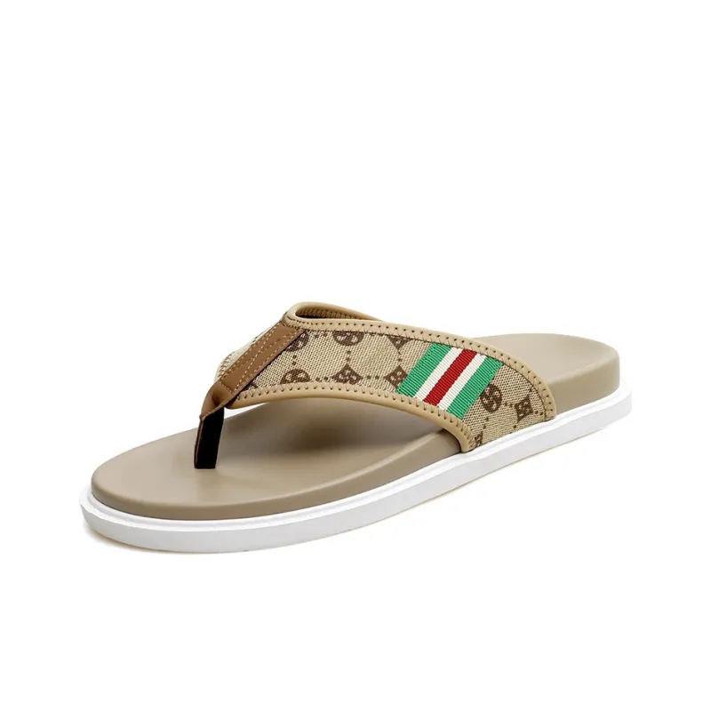 PEHL Rubber Sole Odor Resistant Abrasion Resistant Slip Resistant Quick Dry Flip Flops Men's-7