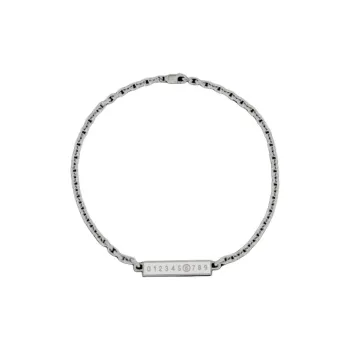 MM6 Maison Margiela Logo Detailed Necklace