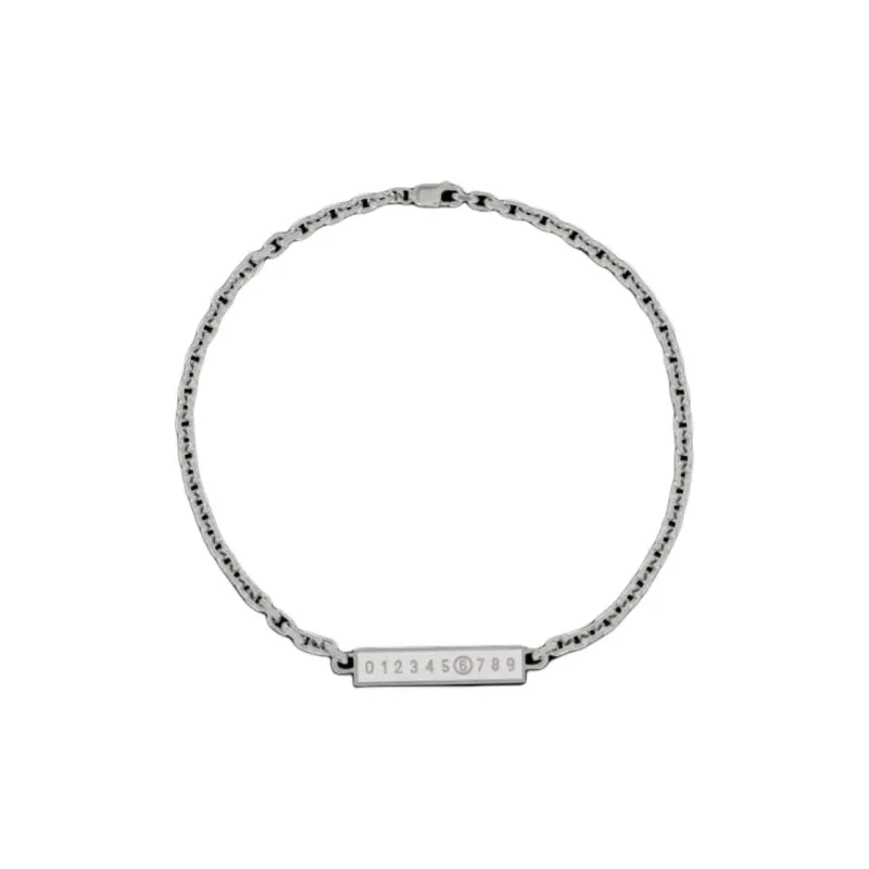 MM6 Maison Margiela Logo Detailed Necklace-0