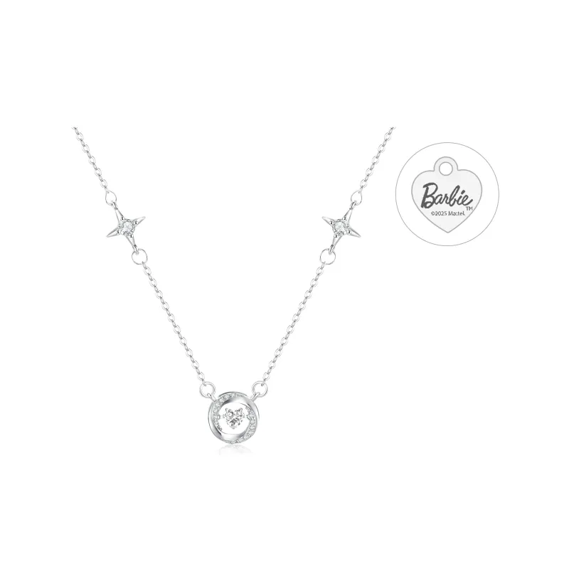 Barbie Sterling Silver Necklaces Unisex-1