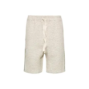 DROLE DE MONSIEUR Drawstring Knee Length Shorts