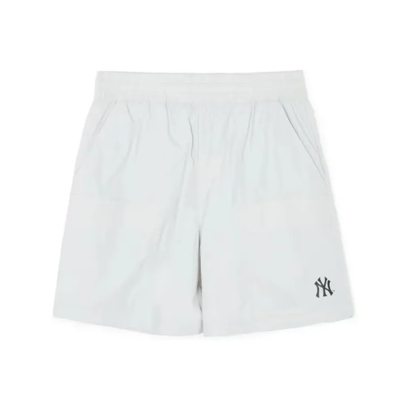 MLB New York Yankees Casual Shorts Men Gray-0