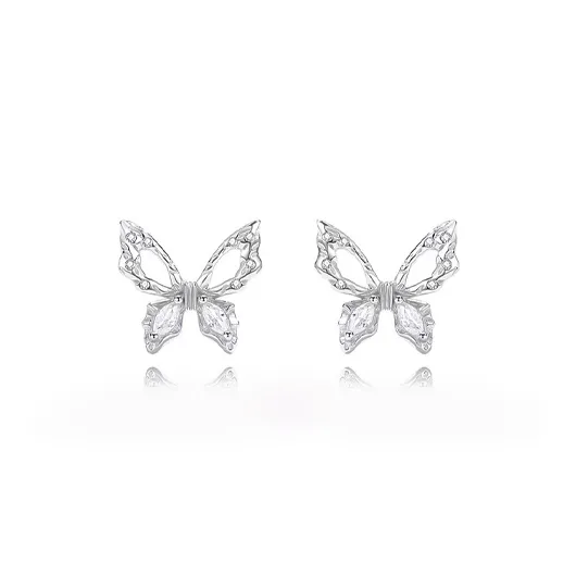 CANHUI S925 Silver Stud Earrings Women's-3