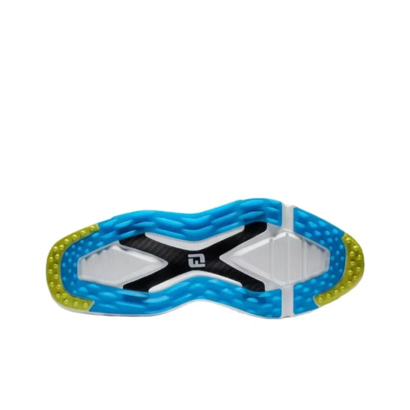 FOOTJOY Anti Slip Wear Resistant Low Top Golf Shoes Men's White Black Blue-4