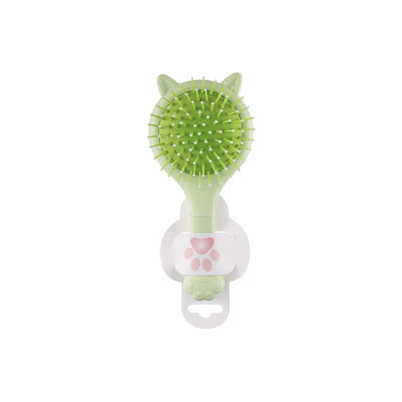 Gentle Welcome Cute Cat Paw Hand Mirror Comb Dual Purpose Airbag Scalp Head Meridian Massage Air Cushion Comb Massage-8
