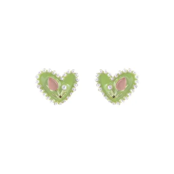 Universe Search S925 Silver Stud Earrings Women's