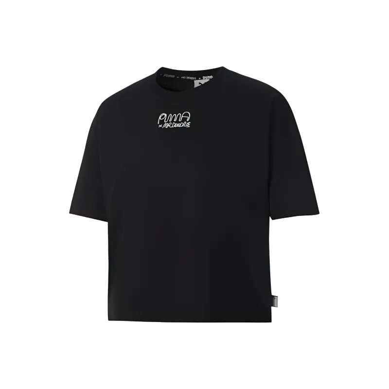 PUMA Crop Tops Women's Black-0