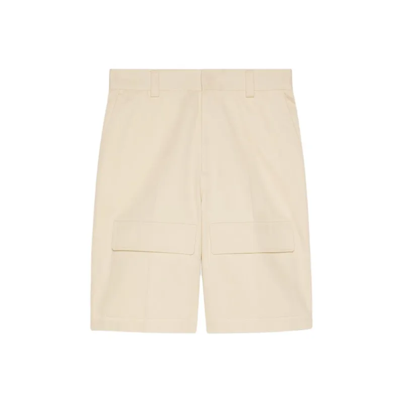 GUCCI Logo Patch Cargo Shorts-0