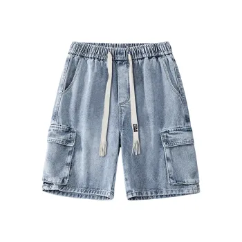 G.M BONNEY Denim Shorts Unisex