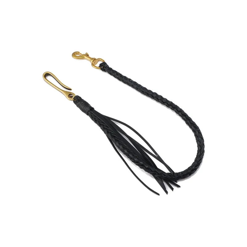 CHRROTA Cow Leather Pants Chains Unisex-0