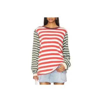 FREE PEOPLE T-Shirt Women's Red