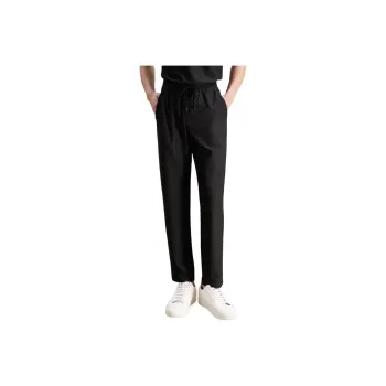 Yiwen Casual Pants Men Black