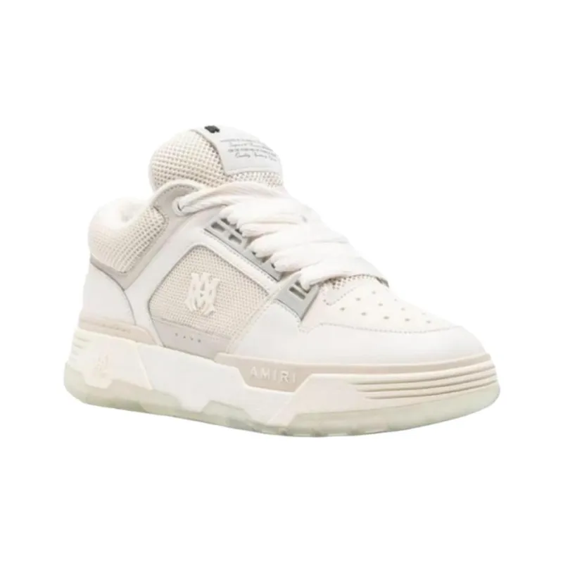 AMIRI MA 1 Low Top Skateboard Shoes Men's Beige-2