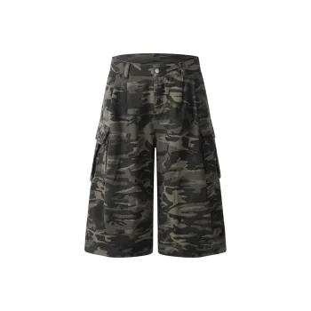 COMXZ Denim Shorts Unisex Camouflage