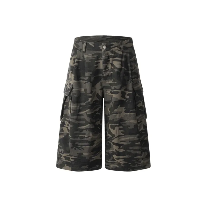 COMXZ Denim Shorts Unisex Camouflage-0
