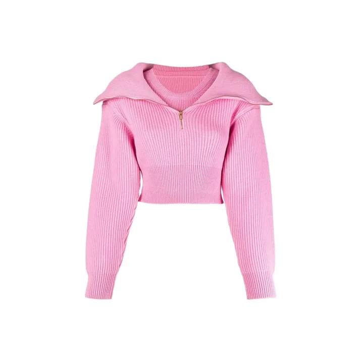 Jacquemus La Maille Risoul Sweater 'Light Pink'-0