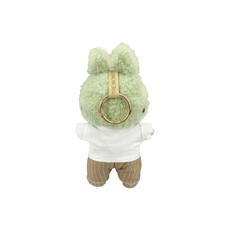 [Modified Doll] POP MART Labubu THE MONSTERS Heartbeat Macaron Collection London Morning Mist Hang Tag Box 17cm-12