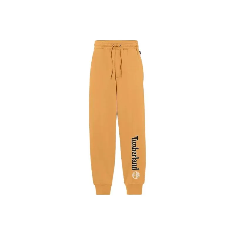 Timberland Linear Logo Sweatpant Casual Pants Men's Wheat-0