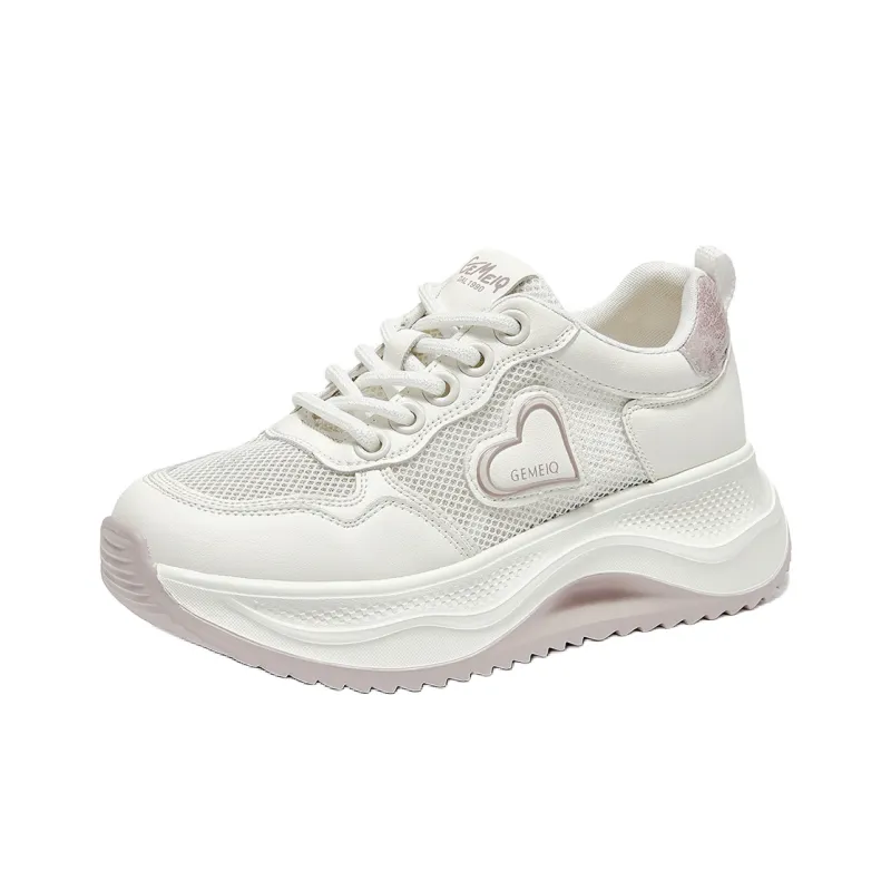 GEMEIQ Breathable Coverage Low Top Chunky Sneakers Women's-5