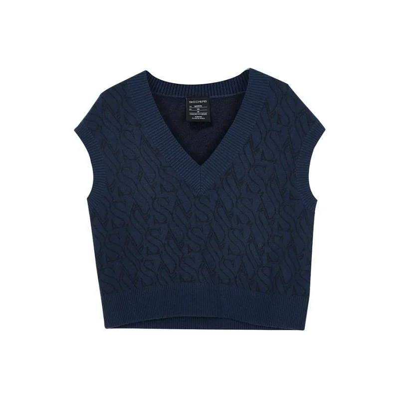 Skechers Tank Tops Women's Navy Blue-0
