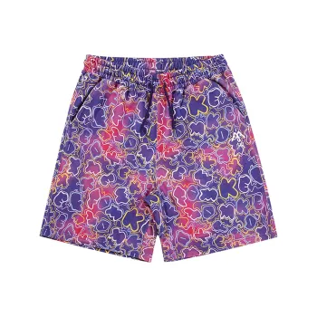 FFOMKE Casual Shorts Unisex Purple