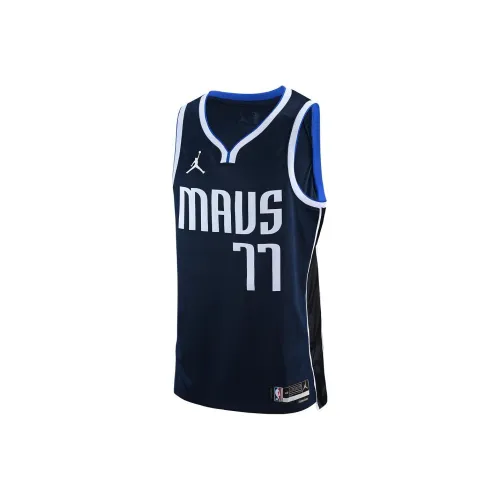 Jordan Basketball Jerseys Men's Dark Blue