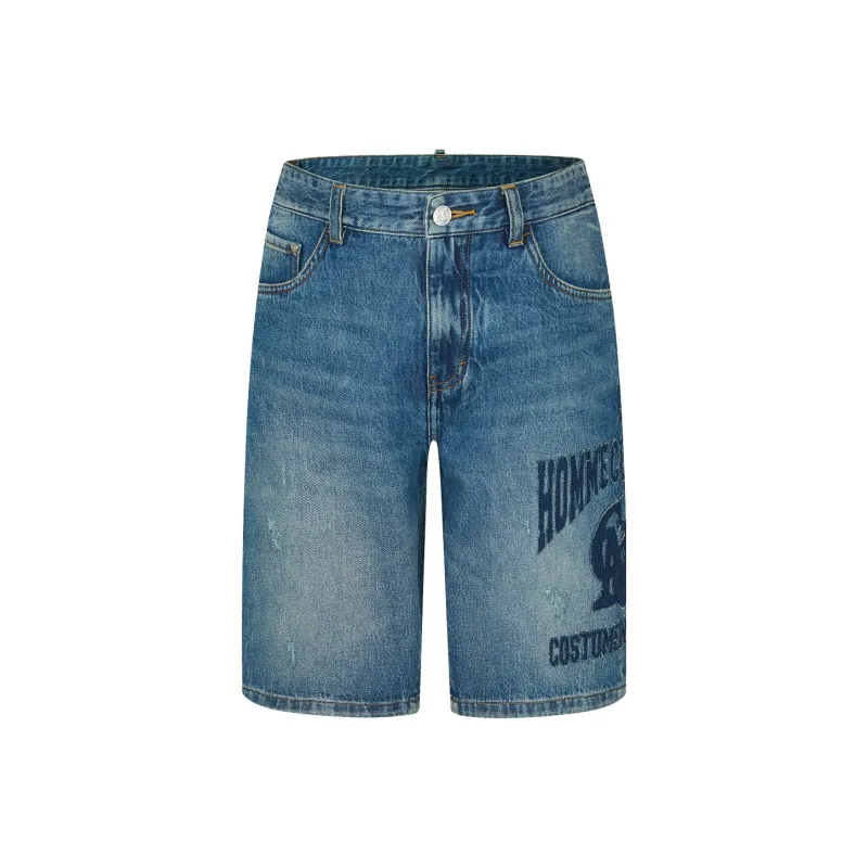 C'N'C Trend Series Denim Shorts Men's Denim Blue-0