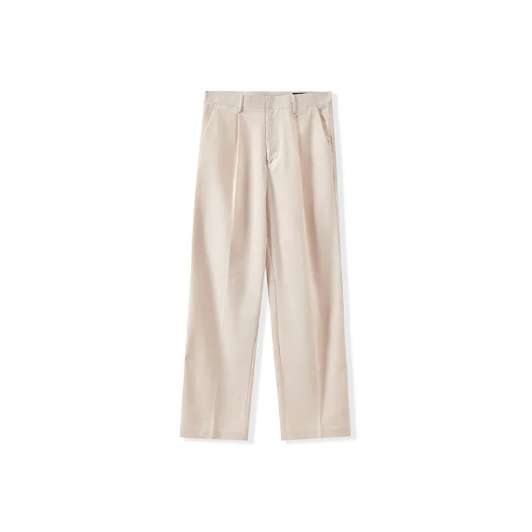 I'm David Casual Pants Unisex Dark Beige-0