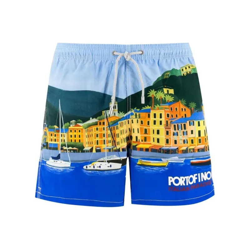 MC2 Saint Barth Gustavia Placed Swim Shorts-0
