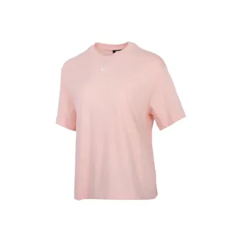Nike Sportswear Essentials Series Set in Sleeve T Shirt Women's Washable Coral Red